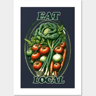 Eat Local Posters and Art